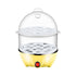 JWDX Egg Steamer Clearance! Eggs Cooker Double Breakfast Machine Stainless Steel Multi Function Steamer, Cooking Molds Promotion Include 1*Egg Steamer Yellow