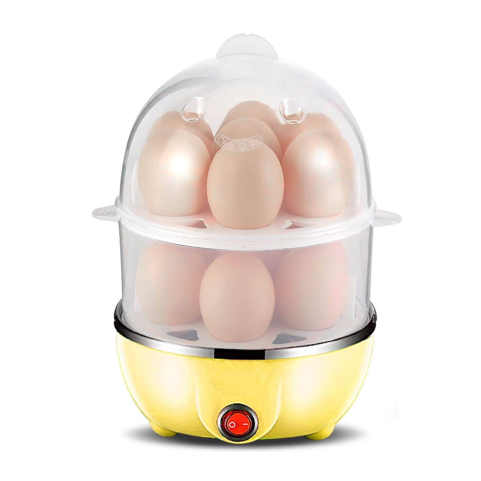 JWDX Egg Steamer Clearance! Eggs Cooker Double Breakfast Machine Stainless Steel Multi Function Steamer, Cooking Molds Promotion Include 1*Egg Steamer Yellow
