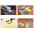 JWDX Bakeware Clearance! Kitchen Silver Egg Yolk Steel Tool Separator White Stainless Gadget Cooking Kitchen，Dining & Bar, Kitchen Fork Promotion Include 1X Egg White Separator Silver