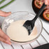 Kitchen Utensils Set - Spatula Set - Silicone Spatulas - Pan Scraper - Baking Utensils - Cooking Utensils - Kitchen Accessories - Pastry Brush - Baking Utensils - Pan Scrapers - Silicone Spoon - Pan Scraper Set - Heat Resistant - Black - 6 Pieces