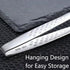Meat Tongs - Barbecue Tongs - Kitchen Tongs - Serving Tongs - Cooking Tweezers - Grill Tongs - Gourmet Tongs - BBQ Accessories - Chef Tweezers - Kitchen Utensils - Meat Turning - Korean BBQ - Professional Stainless Steel - Gold - 2 Pieces