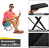 Camping Chair - Folding Chair - Fishing Chair - Camping Stool - Foldable Chair - Festival Chair - Folding Stool - Beach Chair - Hiking Stool - Outdoor - Picnic - Travel Chair - Lightweight - Portable - Foldable - With Storage Bag - Black - 1 Piece