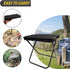 Camping Chair - Folding Chair - Fishing Chair - Camping Stool - Foldable Chair - Festival Chair - Folding Stool - Beach Chair - Hiking Stool - Outdoor - Picnic - Travel Chair - Lightweight - Portable - Foldable - With Storage Bag - Black - 1 Piece
