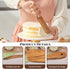 Tutuviw Teak Wooden Spurtle for Sourdough Starter, Spreading, Baking, Mixing Stirring Stick, Reaching Bottom of Jar, Scraper Kitchen Utensils for Cooking Bread, Dough Whisk, 2 Pack