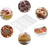 1Pack Kitchen Baking Rack,QZS Small Cooking Rack,Nonstick Wire Grill Net,Stainless Steel Roasting Grid Frame,Oven & Dishwasher Safe,for Picnic Camping Dinning and Outdoors 8"x 6 8"×6"×0.6"