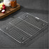 1Pack Kitchen Baking Rack,QZS Small Cooking Rack,Nonstick Wire Grill Net,Stainless Steel Roasting Grid Frame,Oven & Dishwasher Safe,for Picnic Camping Dinning and Outdoors 8"x 6 11"×9"×0.6"