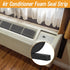 2 Roll 13FT Air Conditioner Foam Strip,Tutuviw 1 X 1 Inch Foam Weather Stripping,Non Adhesive Insulating Strip,High Resilience Weatherseal Tape Energy Saving for Window Door Summer
