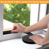 2 Roll 13FT Air Conditioner Foam Strip,Tutuviw 1 X 1 Inch Foam Weather Stripping,Non Adhesive Insulating Strip,High Resilience Weatherseal Tape Energy Saving for Window Door Summer