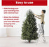 Tutuviw Christmas Tree Storage Bag,Clear Waterproof Xmas Trees Upright Cover Extra Large Plastic Bags Container to Cover Xmas Trees up to 9-Ft Tall, Disposable, Bio-Friendly(Clear Bag)