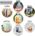Tutuviw Christmas Tree Storage Bag,Clear Waterproof Xmas Trees Upright Cover Extra Large Plastic Bags Container to Cover Xmas Trees up to 9-Ft Tall, Disposable, Bio-Friendly(Clear Bag)