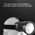 Rechargeable LED Headlamp, LED Spotlight Flashlight Outdoor, Long Lasting Large Waterproof Spot Light, Outdoor Fishing Night Fishing Lamp, Camping Light, for Hunting Boating Camping Black