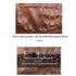 Brown B Chef Apron For Men Women Waterproof Leather Apron With Pockets Cross-Back Straps For Kitchen Bbq Cooking Barber Barista Apron Handworking