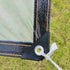 Clear Tarp Heavy Duty Tarp Cover Waterproof Tarpaulin with Grommets for Gardening Camping Traveling 39x39in, 2 Pcs