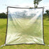 Clear Tarp Heavy Duty Tarp Cover Waterproof Tarpaulin with Grommets for Gardening Camping Traveling 39x39in, 2 Pcs