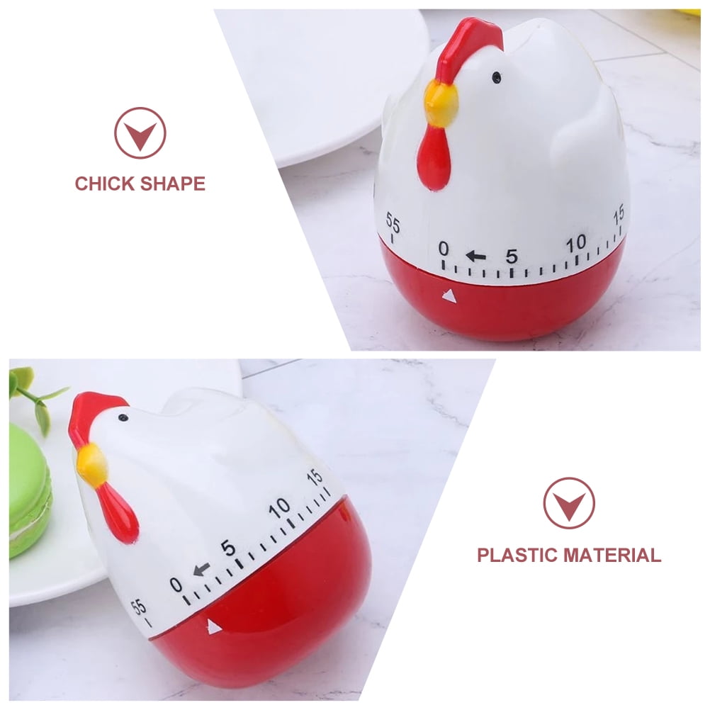 Timer Kitchen Chicken Cooking Baking Egg Alarm Countdown Timers Manual Chef 60 Kids Reminder Up Wind Mechanical Pattern