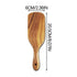 Kdkad Large Wooden Spoon, Wooden Spoon for Cooking, Large Wood Scoop Utensil, Kitchen Serving Scoop for Pot, Long Handle Spoon, Heavy Food Service Spoon, Mixing Spoon, Smooth Finish & Comfortable Grip As Show B