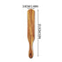 Kdkad Large Wooden Spoon, Wooden Spoon for Cooking, Large Wood Scoop Utensil, Kitchen Serving Scoop for Pot, Long Handle Spoon, Heavy Food Service Spoon, Mixing Spoon, Smooth Finish & Comfortable Grip As Show D