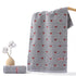 Kdkad Valentines Day Hand Towels, Red White Hearts Cotton Bathroom Towel, Valentines Day Decorative Absorbent Bath Towel for Drying Cleaning Cooking 13.4×29.5 in Gray