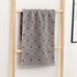 Kdkad Valentines Day Hand Towels, Red White Hearts Cotton Bathroom Towel, Valentines Day Decorative Absorbent Bath Towel for Drying Cleaning Cooking 13.4×29.5 in Gray