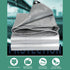 Darzheoy Heavy Duty Tarp Cover, Thick Tarps Waterproof Tear and Rip Proof UV Resistant Tarpaulin with Reinforced Grommets and Edges F