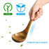 SKISUNO 1Set Soup Ladle Deep Soup Ladle Bamboo Material for Cooking and Serving Food 3.5 x 11 Inch