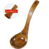 SKISUNO 1Set Soup Ladle Deep Soup Ladle Bamboo Material for Cooking and Serving Food 3.5 x 11 Inch