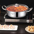 Darzheoy 316 Stainless Steel Hot Pot with Lid Large Pots for Cooking Thick Bottom Stew Soup Pots with Lid Stockpot for Pasta, Soup, Simmer Kitchens Appliances Multicolor
