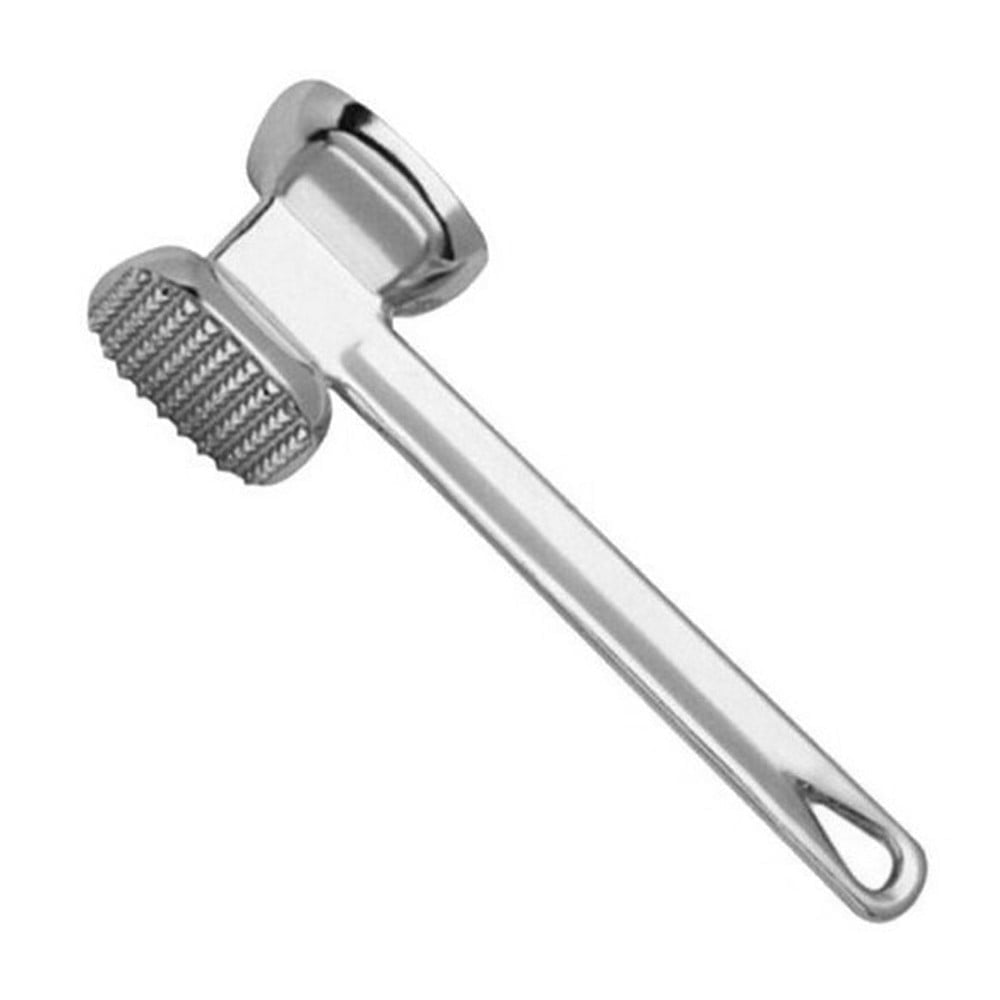 Lksixu Meat Pounder Flattener, Easy-Grip Meat Tenderizer, Stainless Steel Meat Mallet for Cooking, Meat Hammer, Chicken Tenderizer, Meat Smasher Utensil, Kitchen Mallet, Meat Masher Tool