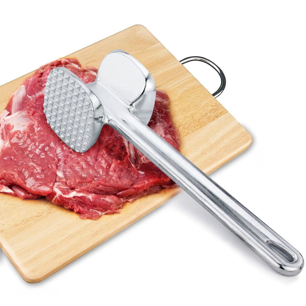 Meat Flatter Lksixu Meat Pounder Flattener, Easy-Grip Meat Tenderizer, Stainless St ...