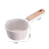 Chmadoxn Kitchen Supplies Saucepan Nonstick Pan Small Soup Pots for Cooking, Milk Pot Compatible for All Stoves, Milk Pan with Removeable Handle, Oven& Dishwasher Safe 3.34×2.16 in White