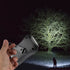 Chmadoxn Crank Flashlight, Emergency Rechargeable LED Flashlight, Portable Camping Light, Self Powered Rechargeable Flashlight for Outdoor Mountaineering Backpack Hiking As Show white