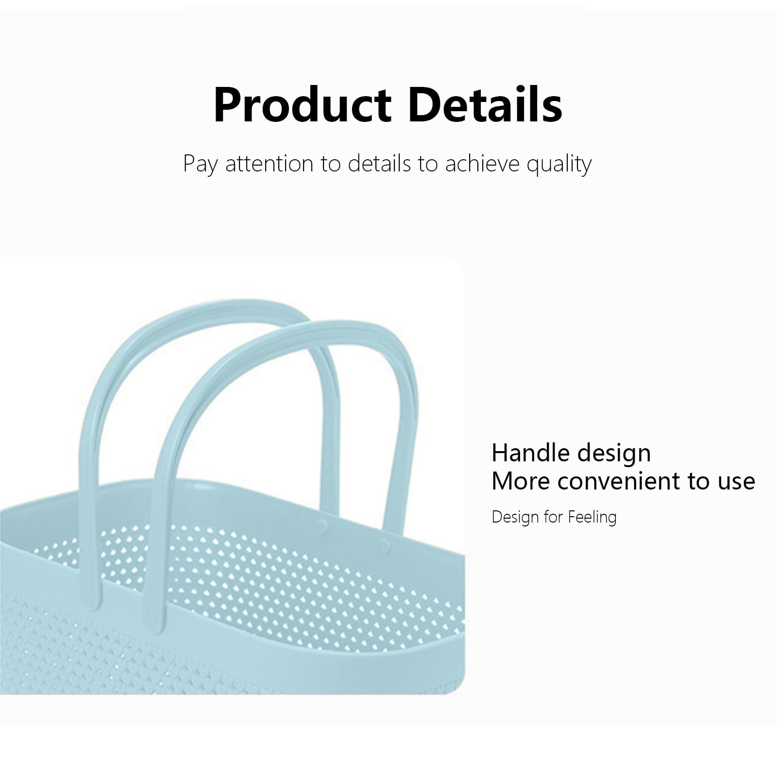 Chmadoxn Portable Shower Tote Plastic Storage Basket with Handle Box Organizer Bin for Bathroom, Pantry, Kitchen, College Dorm (11.22×7.09×7.09 inch) As Show Green