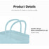 Chmadoxn Portable Shower Tote Plastic Storage Basket with Handle Box Organizer Bin for Bathroom, Pantry, Kitchen, College Dorm (11.22×7.09×7.09 inch) As Show Green