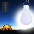 Kdkad Solar Lamp Portable LED Light Bulb, Solar Panel, Powered Rechargeable Lantern Lights Lamps for Pet House Shed Barn Indoor Outdoor Emergency Hiking Tent Reading CamNight Light