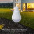 Kdkad Solar Lamp Portable LED Light Bulb, Solar Panel, Powered Rechargeable Lantern Lights Lamps for Pet House Shed Barn Indoor Outdoor Emergency Hiking Tent Reading CamNight Light
