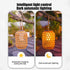 Kdkad Solar Lanterns Outdoor Hanging Lantern Lights, Hollowed-Out Metal Decor Lantern, LED Decorative Garden Light - Delicate Garden Decoration For Patio(1pack)