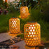 Kdkad Solar Lanterns Outdoor Hanging Lantern Lights, Hollowed-Out Metal Decor Lantern, LED Decorative Garden Light - Delicate Garden Decoration For Patio(1pack)