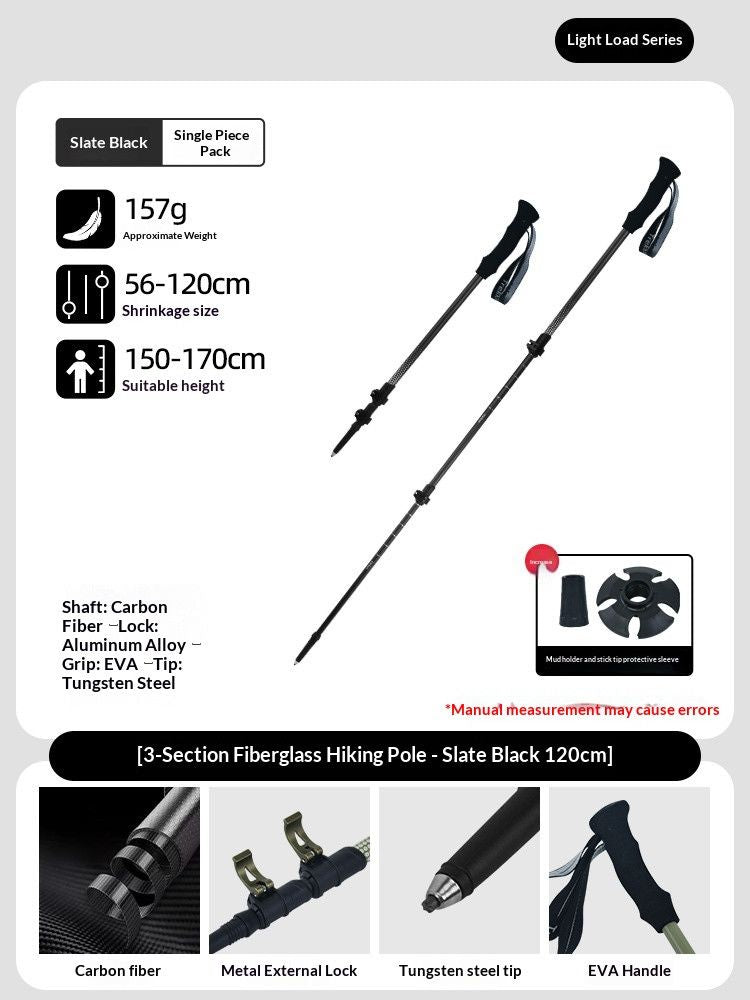 CarbonFiberTelescopicPole-ForHeightsUnder170cm