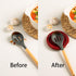 Ceremic Spoon Rest for Kitchen Counter, Spoon Holder for Stove Top, Coffee Spoon Rest, Cooking Utensil Rest for Ladles, Spatula, Spoons or Tongs, Kitchen Decor, Housewarming Gifts, 1 pack (red)