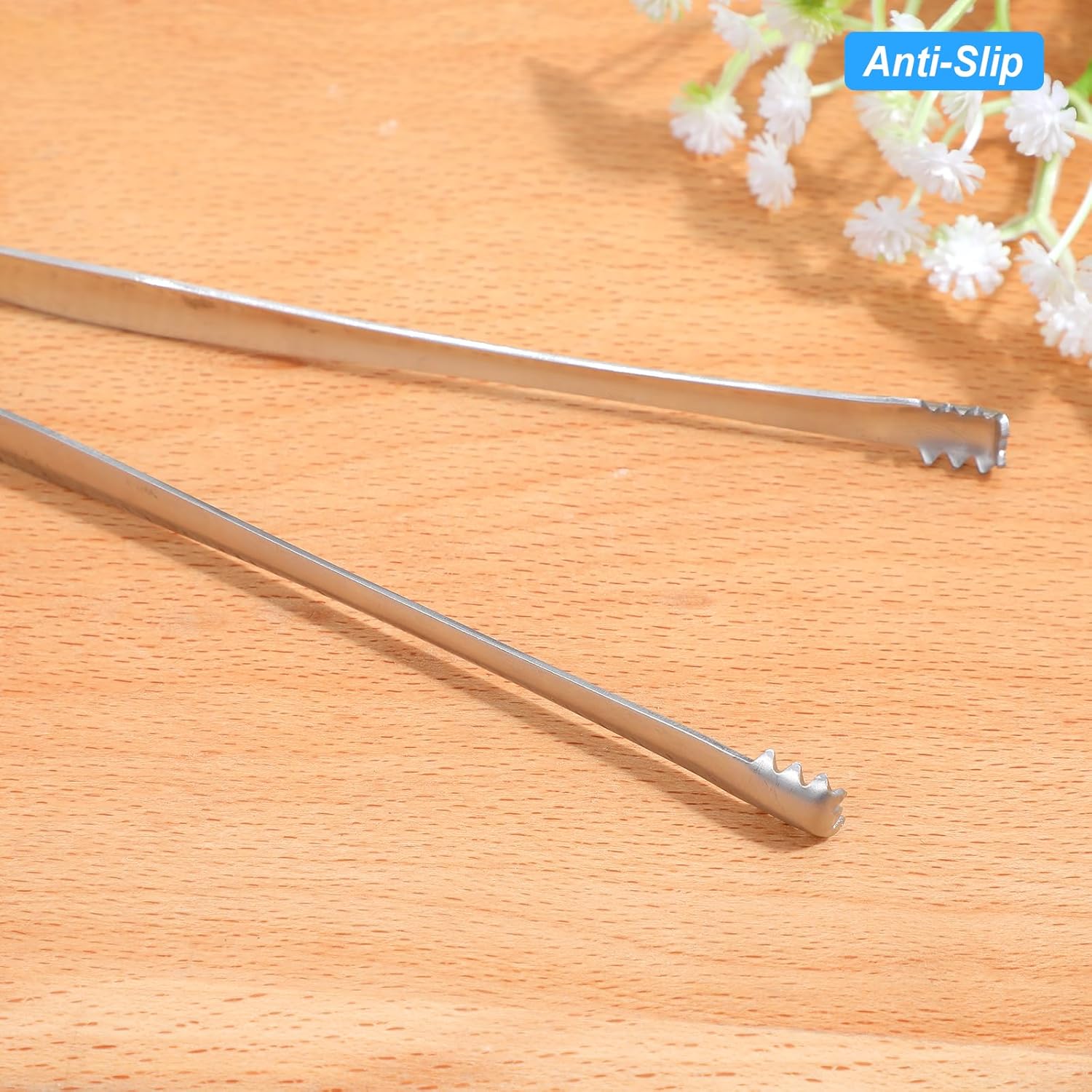 2PCS Egg Chalaza Removal Tool,Stainless Steel Tongs,Toothed Design Eggshell Fragment Membrane Remover Tong,Multipurpose Kitchen Tool for Cooking Food Cake Bakers Pastry Chefs