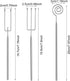 3PCS Chocolate Dipping Tool - Stainless Steel Candy Dipping Tools Baking Supplies Fondue Fork, Spiral Fork Cooking Tool Set, Dishwasher Safe