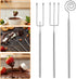3PCS Chocolate Dipping Tool - Stainless Steel Candy Dipping Tools Baking Supplies Fondue Fork, Spiral Fork Cooking Tool Set, Dishwasher Safe