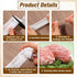 16.4ft Meat Netting, Size 18 Meat Netting Roll Elastic Smoked Meat Poultry Ham Netting Meat Butcher Twine Net Wrapping Net for Meat Cooking, Drying
