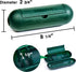 4 Pack Extension Cord Protective Cover Set (Green) | Indoor Outdoor Water-Resistant Holder for Holiday String Lights, Plugs and Wires | Capsule Shaped Protector with Large Compartment