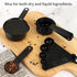 Measuring Cups & Spoons Set, Plastic Cooking Baking Tools Measuring Spoons Cups, 11 Piece Different Capacities Tablespoons Kitchen Gadgets Nesting Measure Sets for Dry Liquid Ingredients