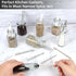 Stainless Steel Measuring Spoons Set with Leveler, 10 Pcs Mini Stackable Teaspoon & Tablespoon for Baking & Cooking, Kitchen Gadgets for Small Amount of Dry or Liquid Ingredients and Spices