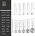 Stainless Steel Measuring Spoons Set with Leveler, 10 Pcs Mini Stackable Teaspoon & Tablespoon for Baking & Cooking, Kitchen Gadgets for Small Amount of Dry or Liquid Ingredients and Spices