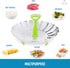 Zulay Adjustable Vegetable Steamer Baskets For Cooking - Foldable Steamer Basket (5.1" to 9") - Expandable Vegetable Steamer Basket Stainless Steel Fits Various Size Pots, Pans, & Pressure Cookers