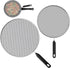 2-Pack Splatter Screen for Frying Pan - 8'' 10'' Stainless Steel Grease Splatter Guard - Cover Oil Splash when Sizzling Bacon - Fine Mesh Cover, Splatter Screen for Frying Pan, Cooking Pots
