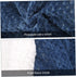 Cat Sleeping Bag Nest - Half-Closed Design - Plush & Fleece - Warm - Navy Blue - 1 Piece
